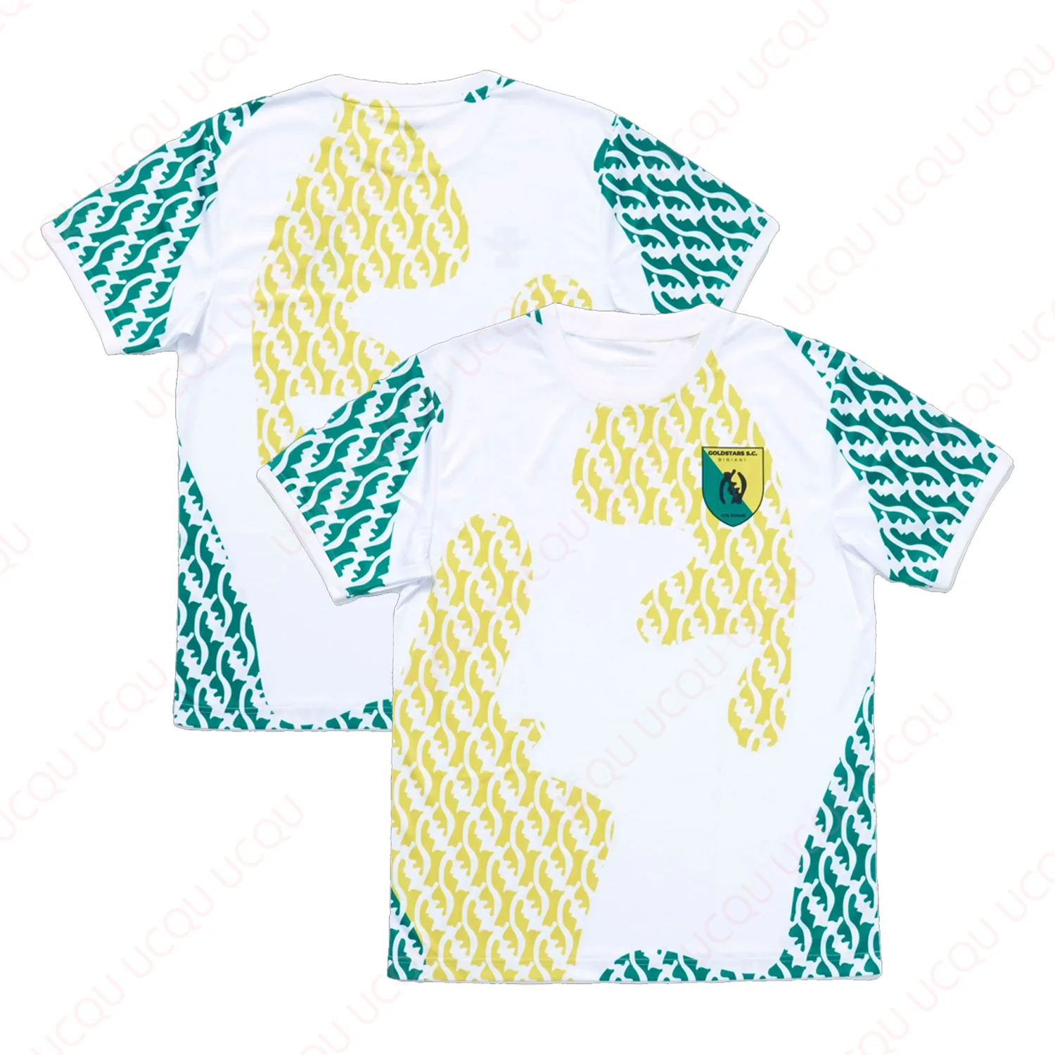 

Bibiani Goldstars SC Away Jersey Newest Outdoor Quick Dry Jersey Summer Classic Tee Adults and children Loose Exercise Jersey