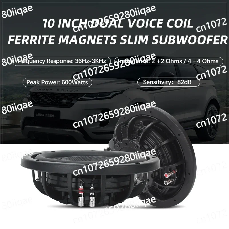 10/12 بوصة مضخم صوت السلبي للسيارة ملف صوتي مزدوج مكبر صوت نقي مكبرات صوت للسيارة قوة كبيرة