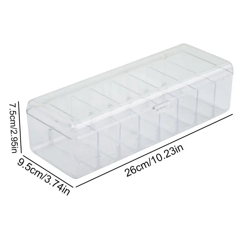 Playing Card Case Card Deck Box Trading Card Storage Box Clear Card Storage Holder Multi-deck Card Organizer Box for Game Cards