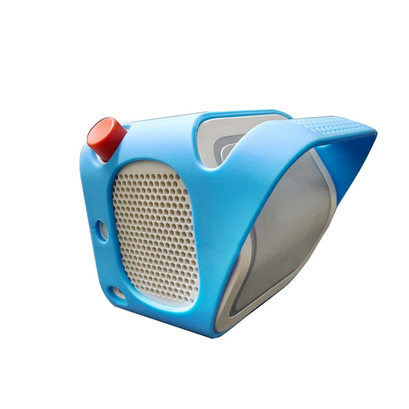 حافظة من السيليكون لهاتف Yoto Player 3Rd Gen، مكبر صوت بلوتوث للأطفال يلعب أجزاء الغطاء الواقي - أزرق