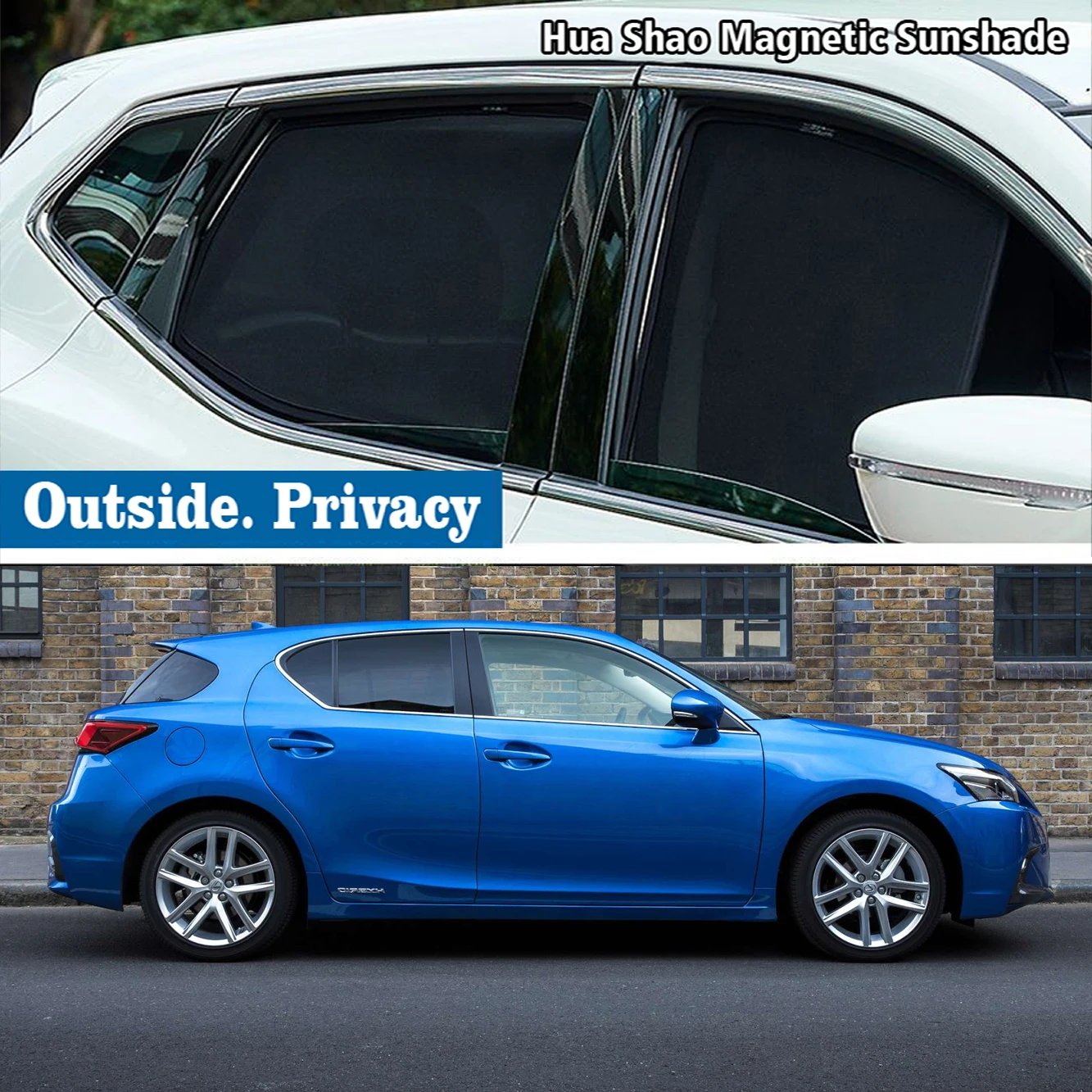 

Magnetic Car Sunshades Shield Front Windshield Frame Curtain Sun Shade Accessories For Lexus CT CT200H 200H F Sport 2011 - 2020