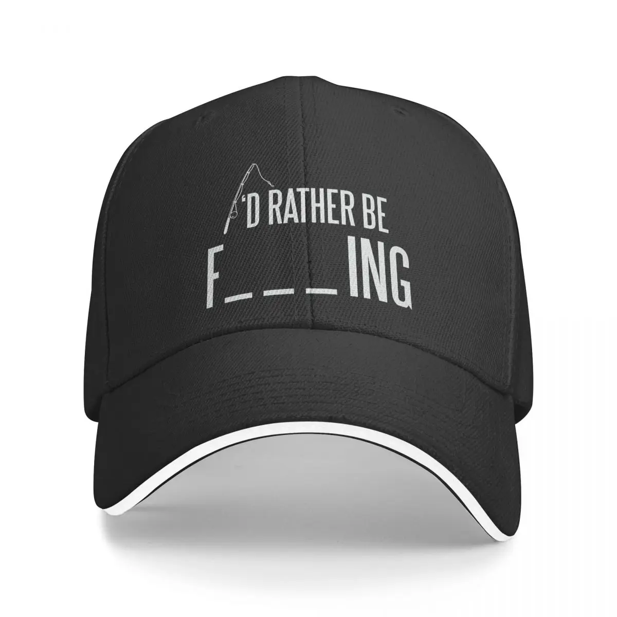 

I'd Rather Be Essential Fishing Baseball Cap Men Hats Women Visor Cycling Snapback Caps