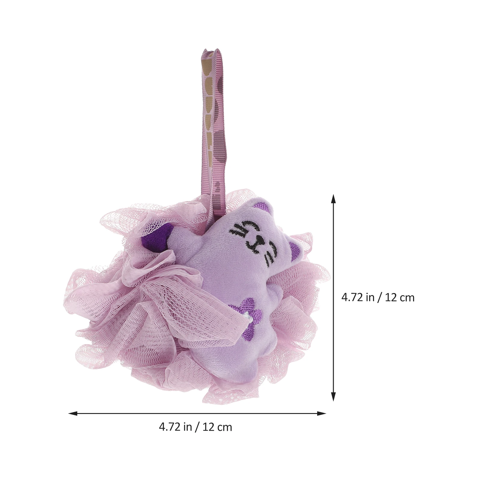

2pcs Shower Sponge Body Wash Ball Cartoon Kids Bathing Scrubber Soft Mesh Puff Skin Cleaning Exfoliating Bathroom Accessories
