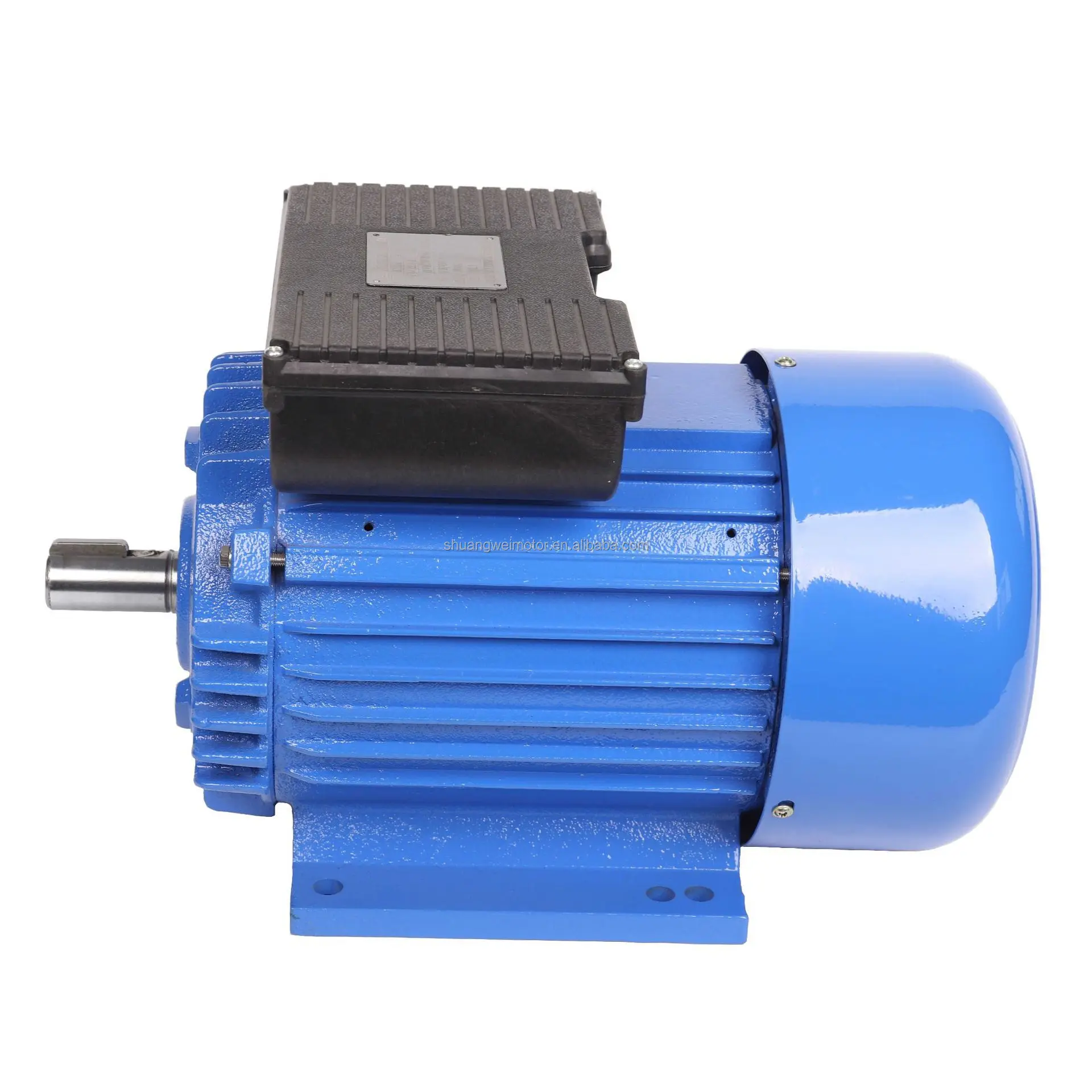 IE1 IE2 Dual Capacitor Asynchronous Motor Single Phase 220v 1.5kw 2hp Three-Phase AC Electric Motor with Aluminium Housing