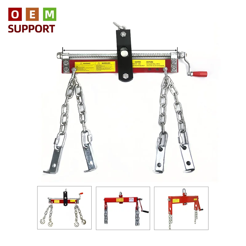 

KARLION Hot Sale Metal Engine Crane 900KG Lifting Capacity CE Certified Movable Car Cargo Lifting Hanger Auto Repair Tools