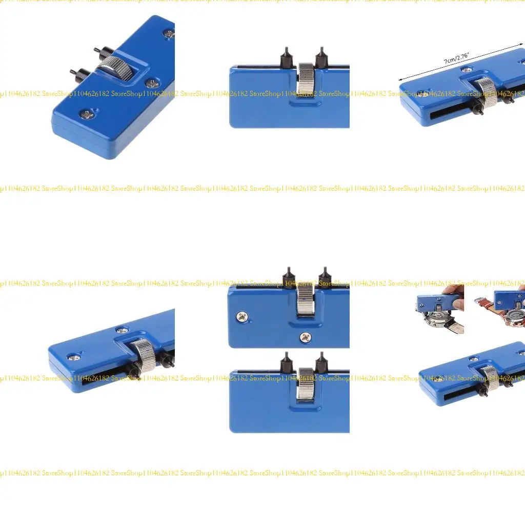 Q2Q4 Relógio ajustável volta para capa caixa abridor