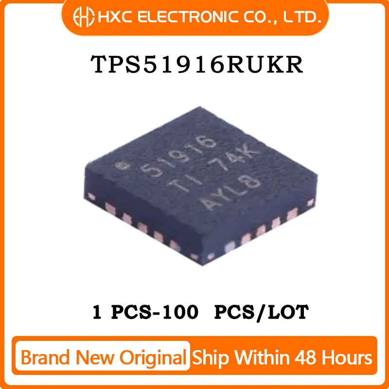 

5/10/50/100PCS 100% New TPS51916RUKR TPS51916 51916 QFN-20 Chip