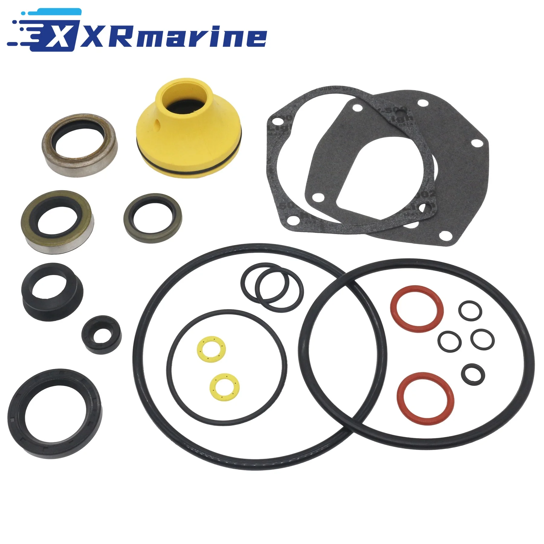 Lower Gear Case Seal Kit with base 26-816575A3 for Mercruiser Alpha One Gen 2 26-816575A1 26-816575A3 Sierra 18-2646-1