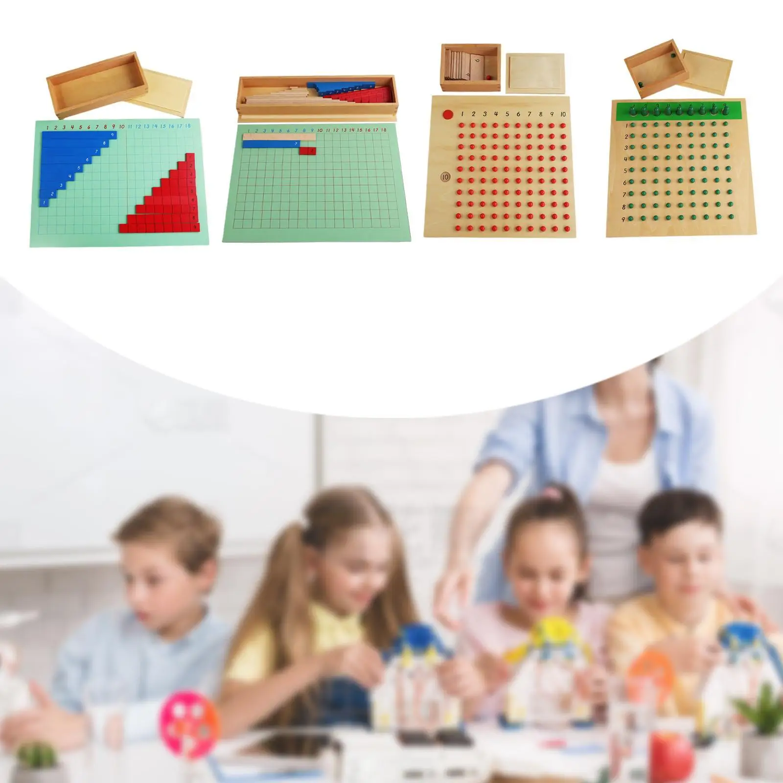 Optellen Aftrekken Klaslokaal Onderwijs Speelgoed Vermenigvuldigen Delen Bord Rekenen Wiskunde Speelgoed Materiaal voor kinderen Peuters