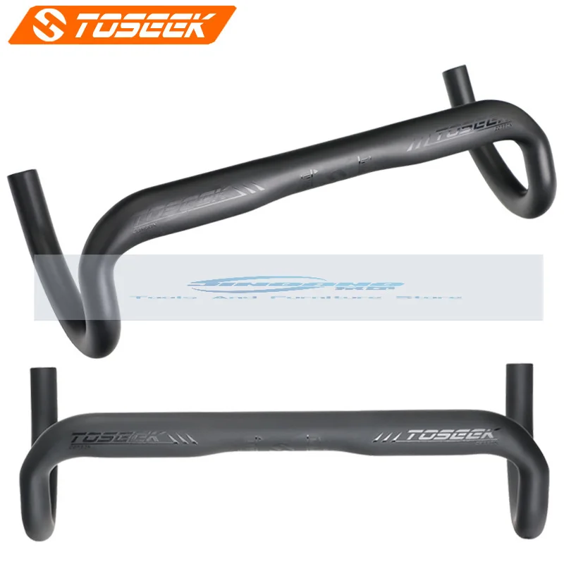 

Руль для шоссейного велосипеда из карбонового волокна, аксессуар для спортивных велосипедов, черный, с яркой надписью