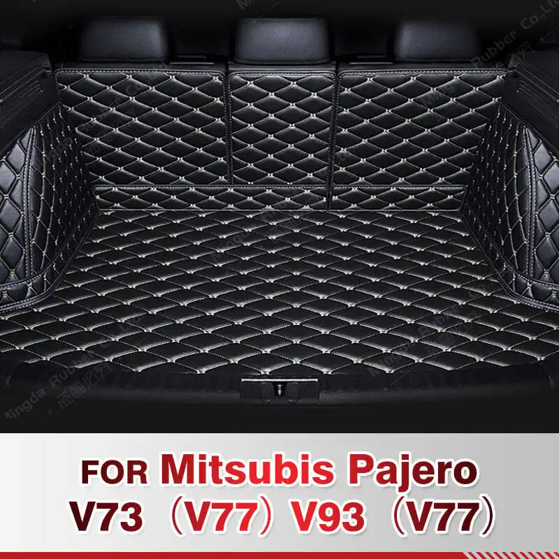 

Для Mitsubis Pajero V73 (V77) V93 (V77) Автомобильный коврик для багажника с полным покрытием, автомобильный защитный коврик, грузовой вкладыш, аксессуары для интерьера