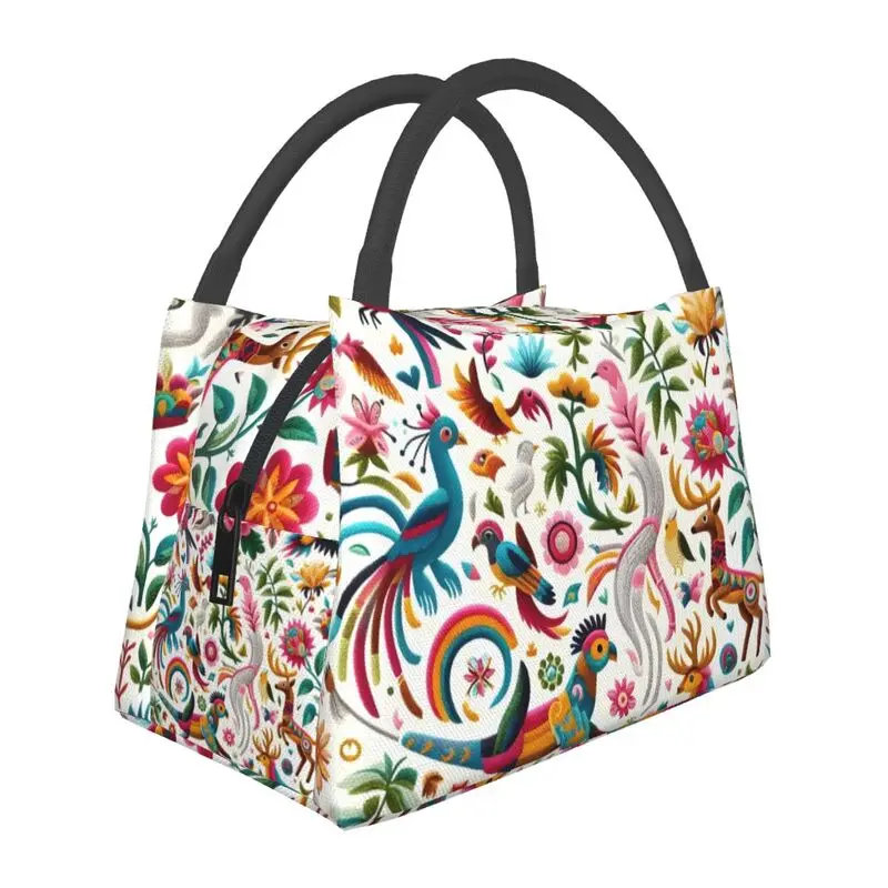 

OTOMI MEXICAN ALEBRIJES, изолированные сумки для обеда для работы, офиса, многоразовый холодильник, термобокс для бенто, женский