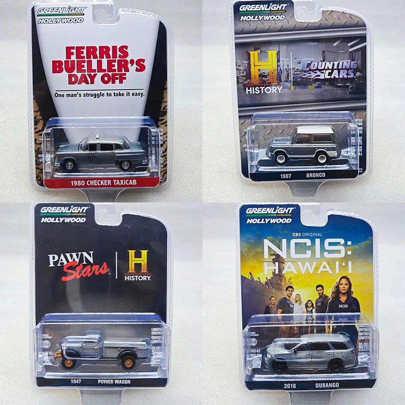 

Greenlight 1:64 Checker Желтый такси Riema Powered Truck Lakier Explorer Литье под давлением из сплава Имитационная модель Коллекционные украшения