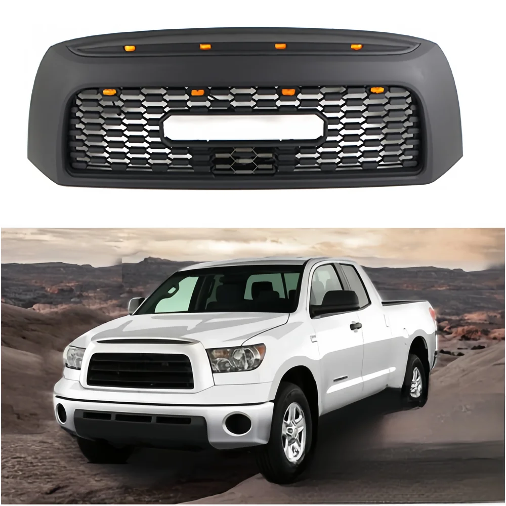 Abs Grills Fit voor Toyota Tundra 2006-2013 Front Racing Grill Grille Auto Accessoires - afbeelding 2