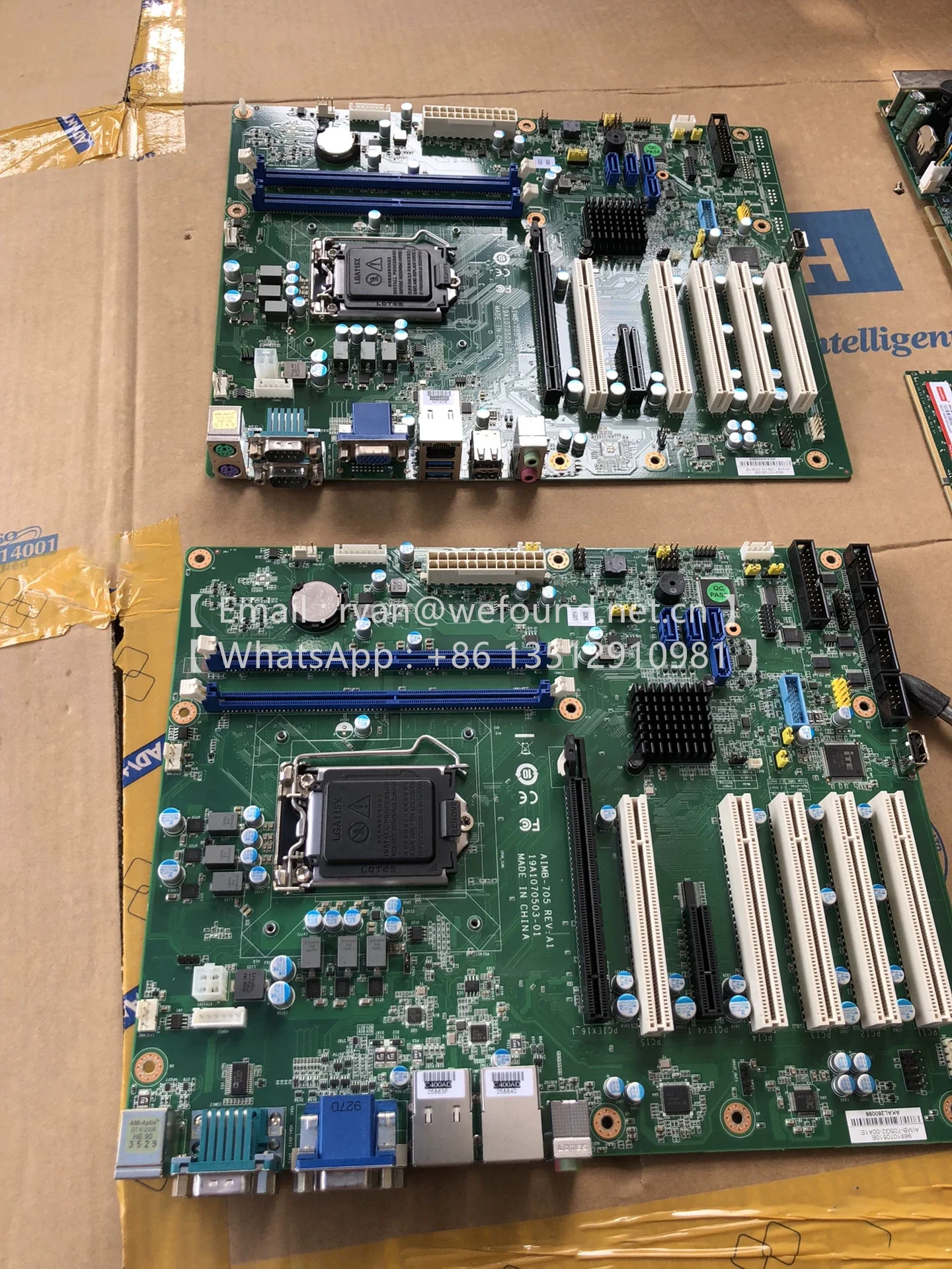 

AIMB-705VG VGA 1xGbE LAN AIMB-705G2 VGA + DVI 2xGbE LAN