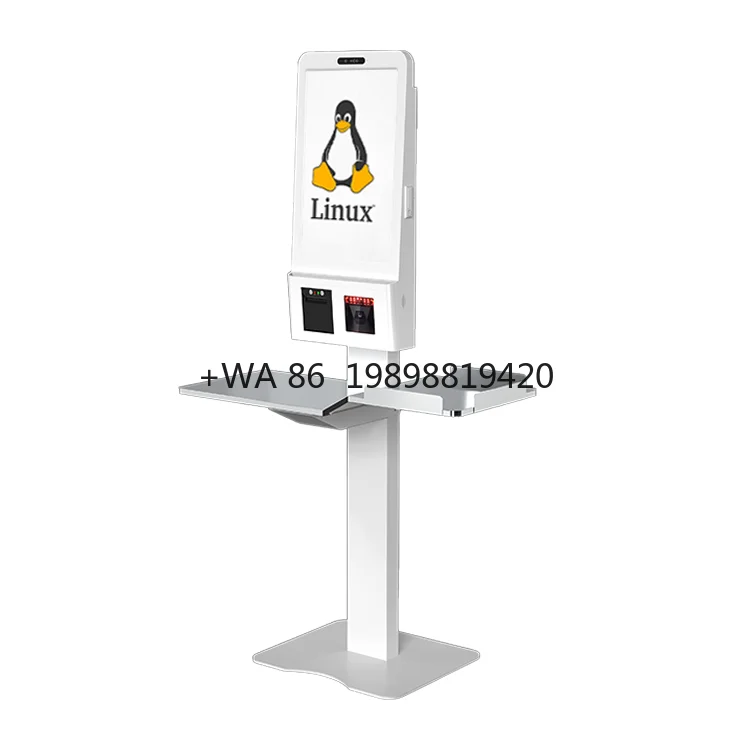 

Vpos ODM 21.5 Inch for Supermarket Automatic Touch Screen Self Payment Self Service Hotel Kiosk