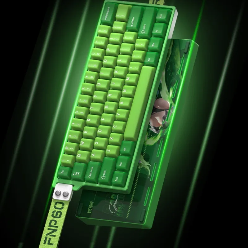 

FNP60 Wired Magnetic Switch Keyboard Customized Hot Swappable 0.01RT 8K Return Rate E-sports Gaming Mechanical Keyboards Gift