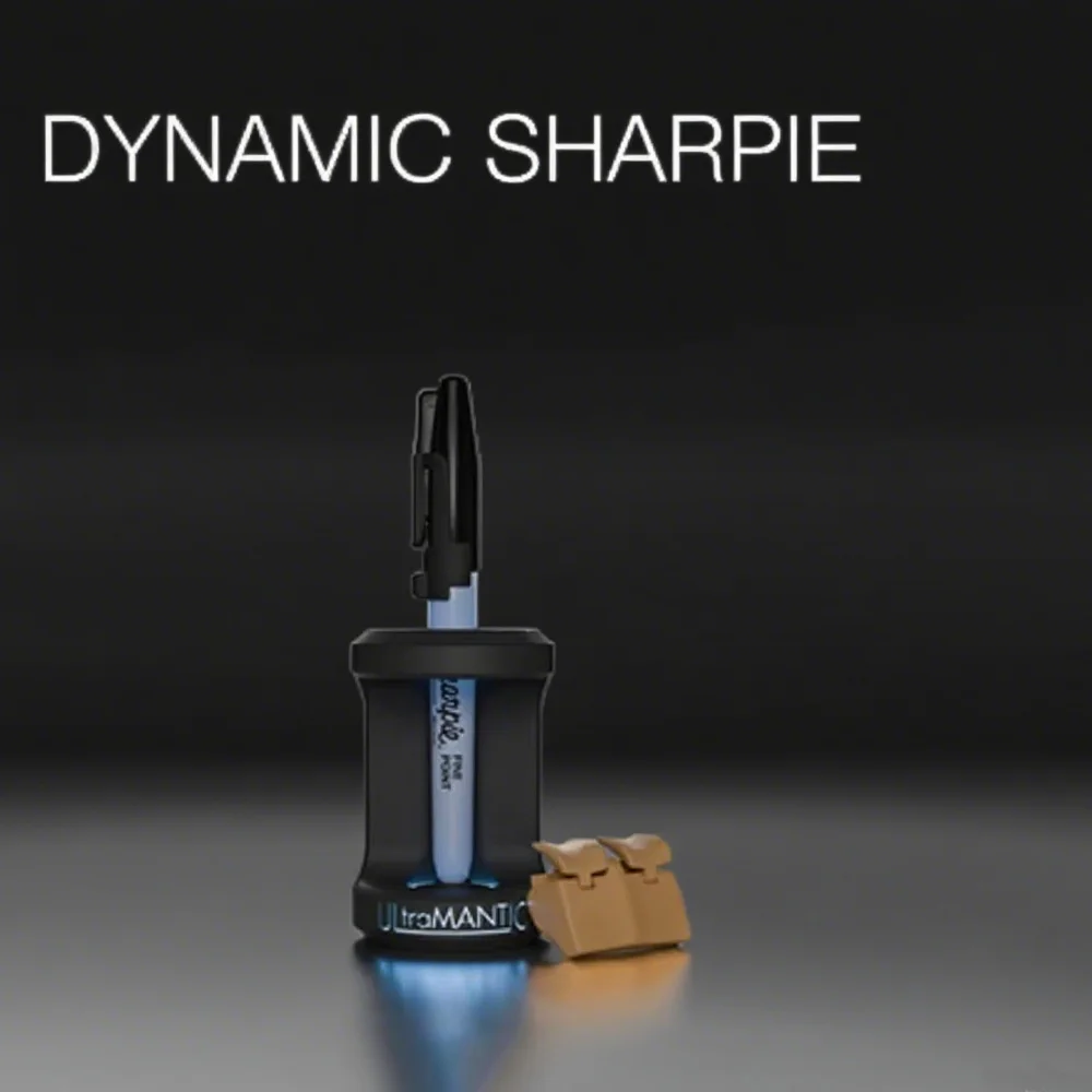 Dynamic Sharpie By ULTRA Mantic Remote Controlled Pen Mentalism Magic Tricks Close Up Magia Props Illusions Stage Mind Control