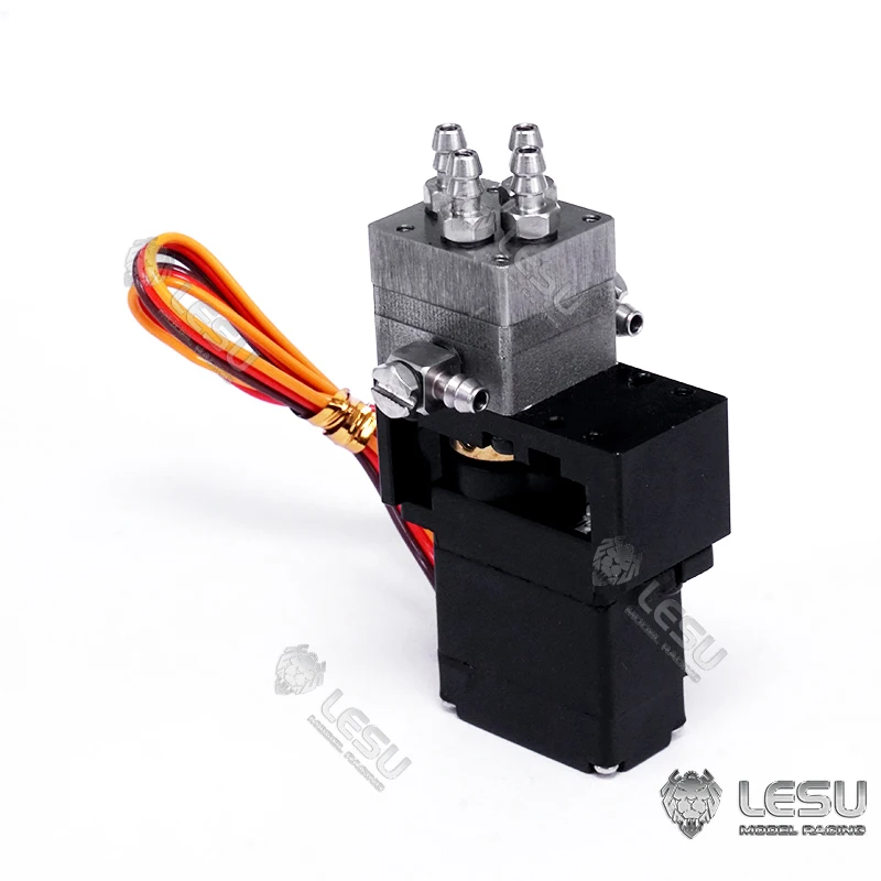 LESU Metal Diverter Directional Valve for Scale RC Hydraulic Truck Loader Trailer Remote Control Toys Tamiyay TH16989-SMT3