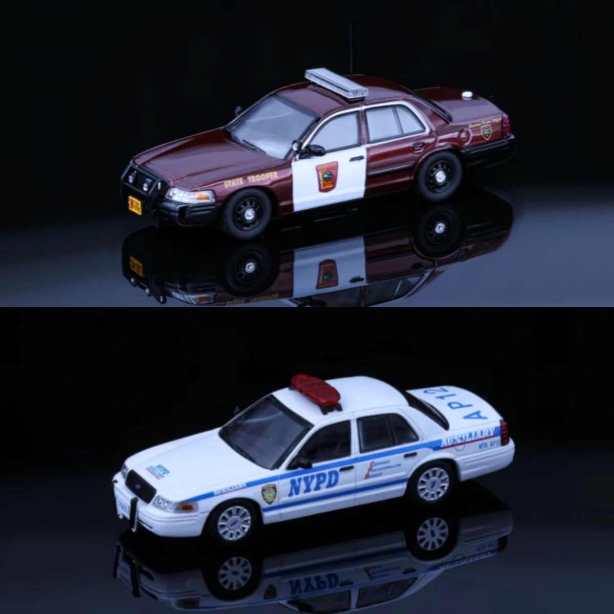 Rollin 1/64 Victoria Crown NHSP New Hampshire State Police K-9 Alloy Model