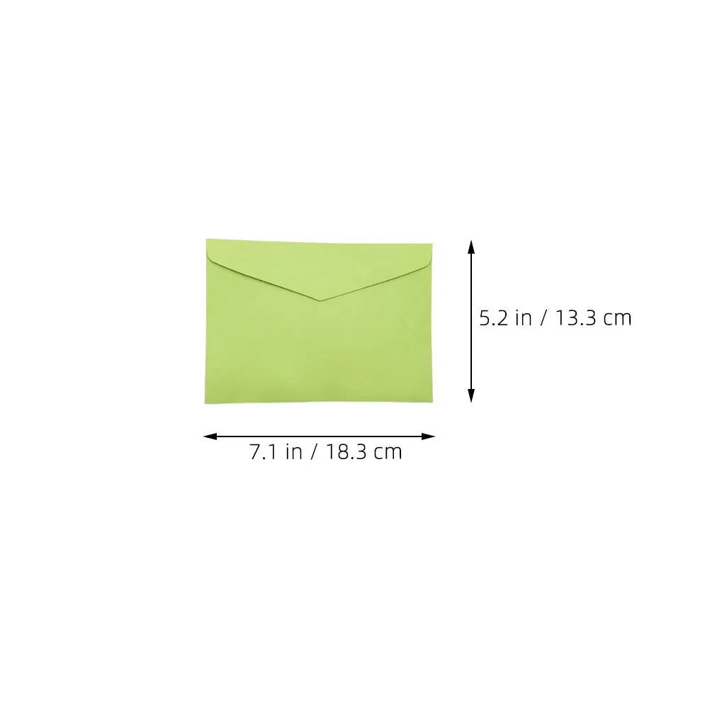 50 قطعة المغلفات الملونة فارغة النمط الغربي الذاتي الختم للدعوات بطاقات المعايدة رسائل الأعمال رسائل بريدية #5