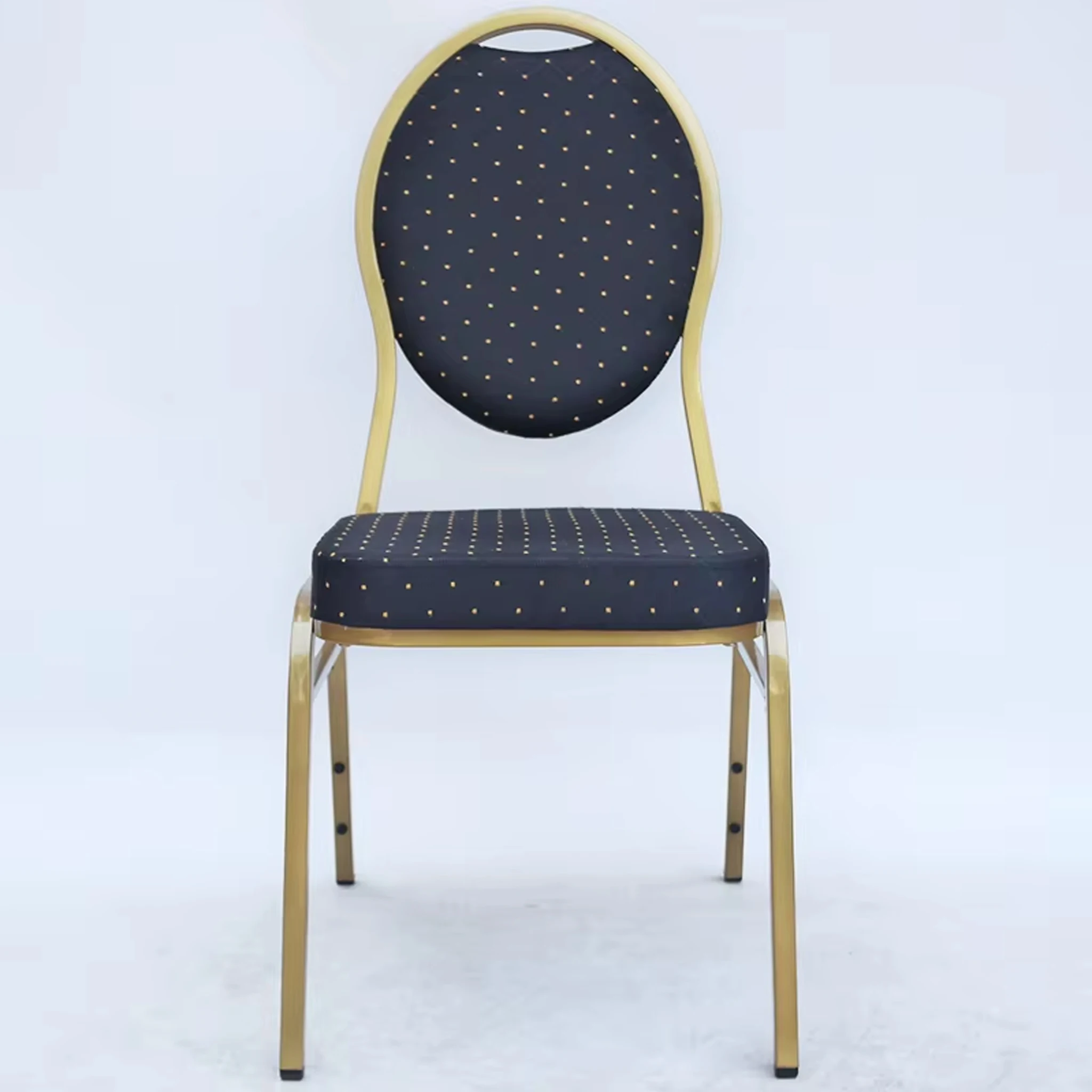 

Modern Luxury Gold Aluminium Stackable Meetings Banquet Chair and Tables Furniture for Wedding Hotel Dining Church Events