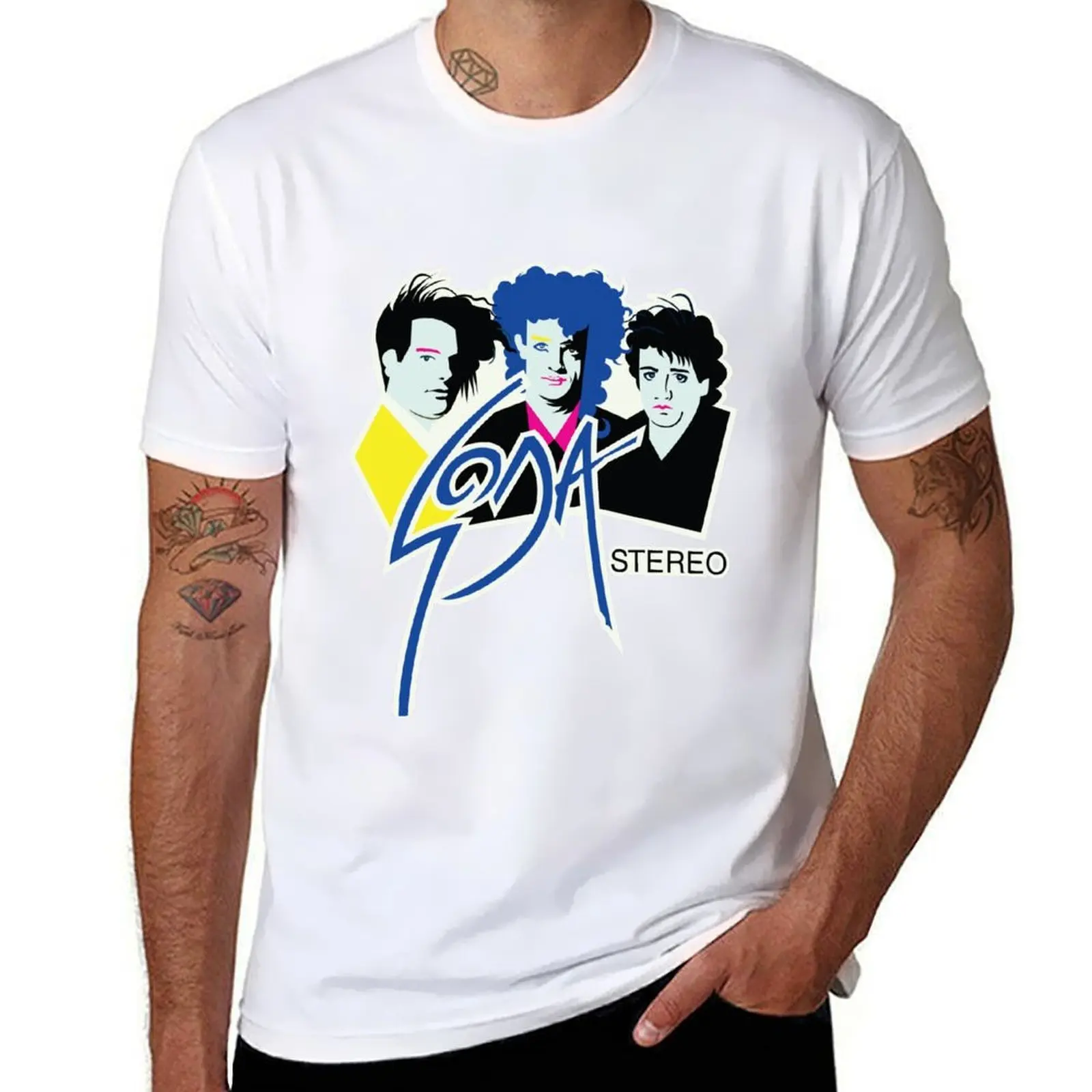 

soda Stereo T-Shirt funny t shirts cotton t shirt man casual T-Shirt