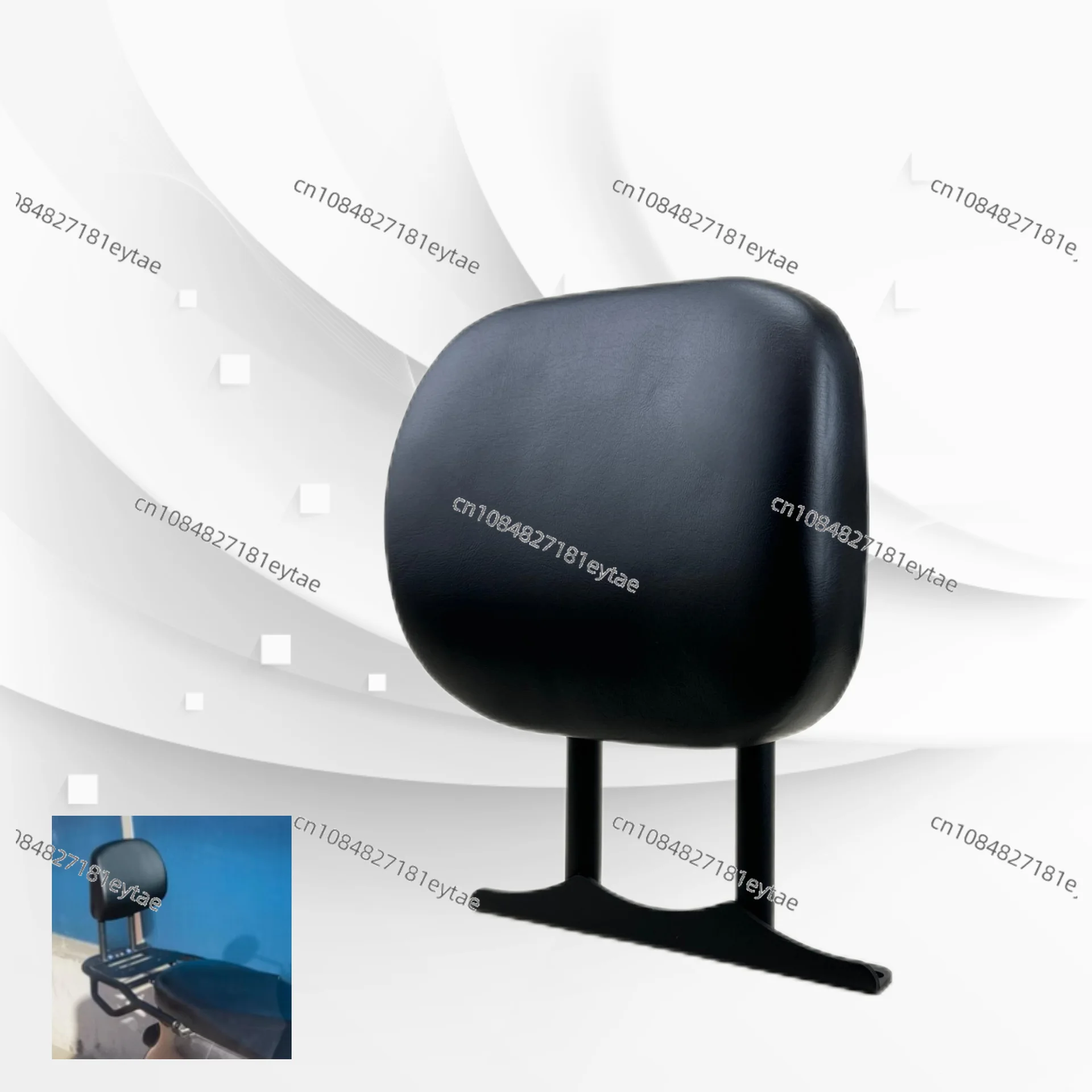 Adjustable Electric Motorcycle Backrest Lumbar Foam Pad with Luggage Rack for Scooter