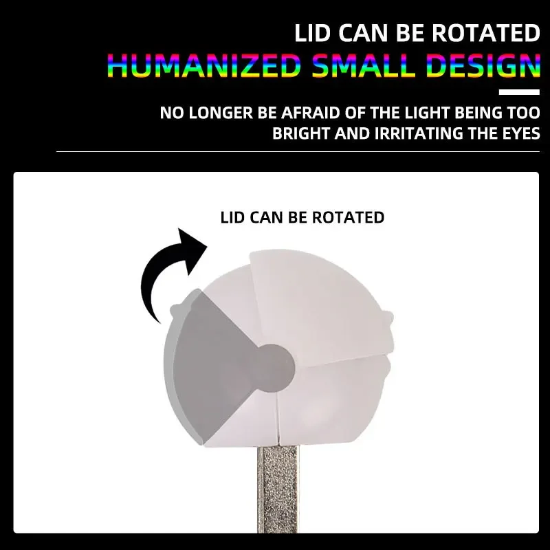 5 قطعة USB التوصيل مصباح متعدد الألوان مصباح محمول الكمبيوتر القراءة مصباح سيارة الداخلية ديكور جو لغرفة النوم ضوء الليل #3