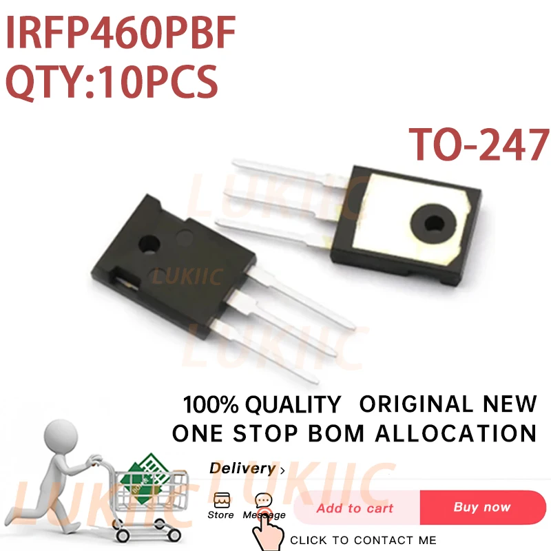 (10PCS) 100% New IRFP460PBF IRFP460