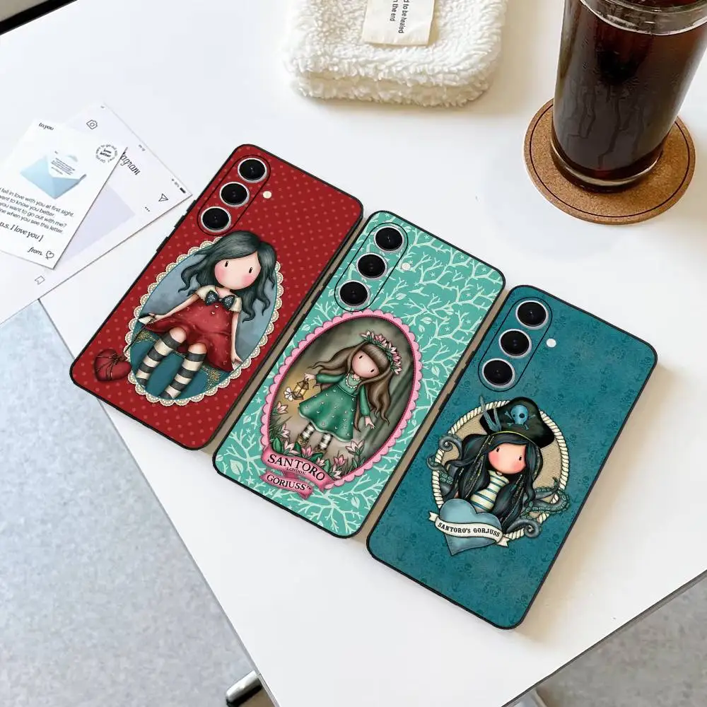 Japan Santoro G-Gorjuss Phone Case For Samsung S 24 fe 25 Ultra plus 20 lite 21 30 22 23 24 22 Ultra 5G Fundas
