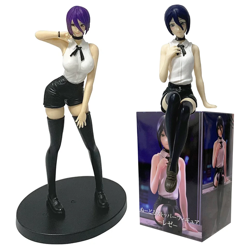 Figura de Anime Chainsaw Man de 13-19CM, Figura Reze de Chainsaw Man, Modelo de Anime em PVC para Coleção e Presente