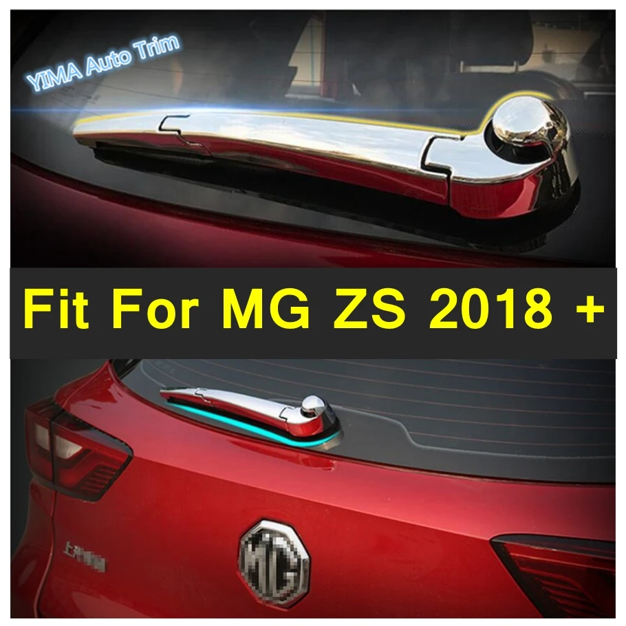 

ABS Chrome Rear Tail Window Glass Wiper Nozzle Protection Cover Trim Fit For MG ZS 2018 - 2023 Car Exterior Refit Accessories