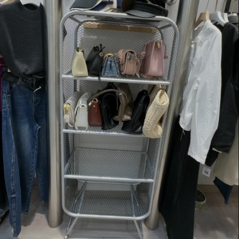 

Напольный железный стеллаж в современном минималистичном стиле для гостиной, многоярусная полка для хранения, органайзер для детских книг/журналов