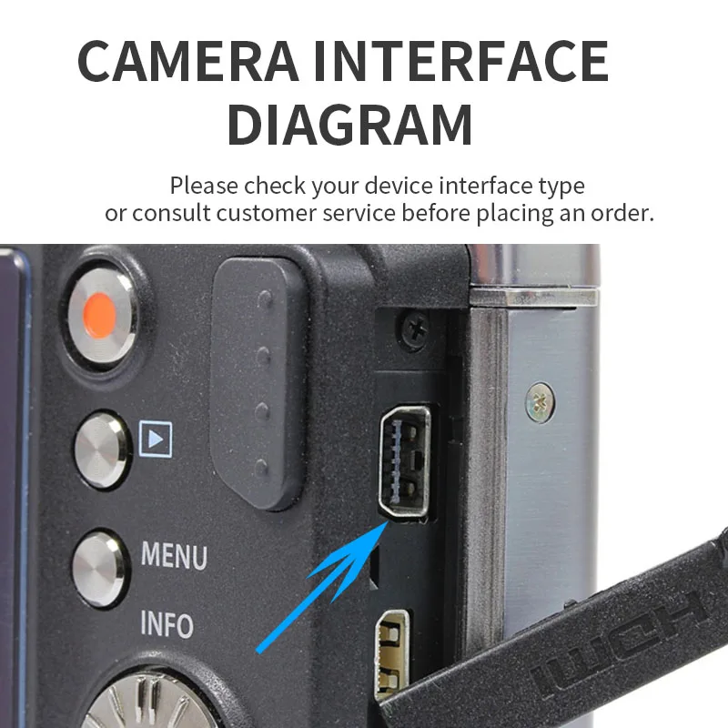 HQIX for Olympus E-330 500 510 410 30 450 400 520 420 620 P2 PM2 P3 P5 M5 M10 PL1 PL5 PL6 PL7 PL8 EVOLT Camera CB-5CB Data Cable