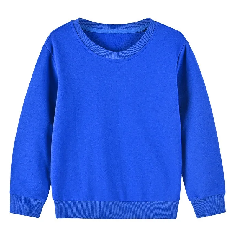 Kids Girl Boy Sweatshirt For Girls Top Clothes Spring Solid Color Long Sleeve T-Shirt Children Clothes Autumn 2-7Y Kids Clothes