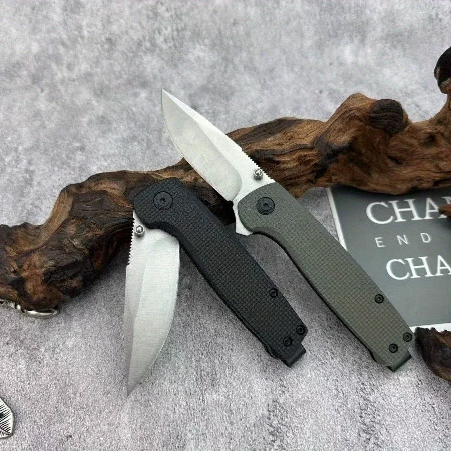 S/O/G المحور قفل سكين للفرد 440C شفرة مقبض مريح التخييم في الهواء الطلق العملي سكين صيد سكينة فاكهة أداة الطوارئ #5