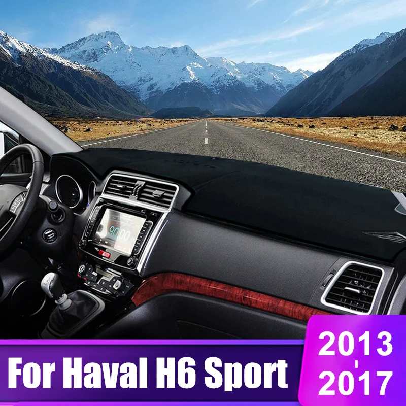 

For Haval H6 Sport 2013 2014 2015 2016 2017 Car Dashboard Cover Instrument Desk Sun Shade Mat Non-slip Pad Interior Accessories