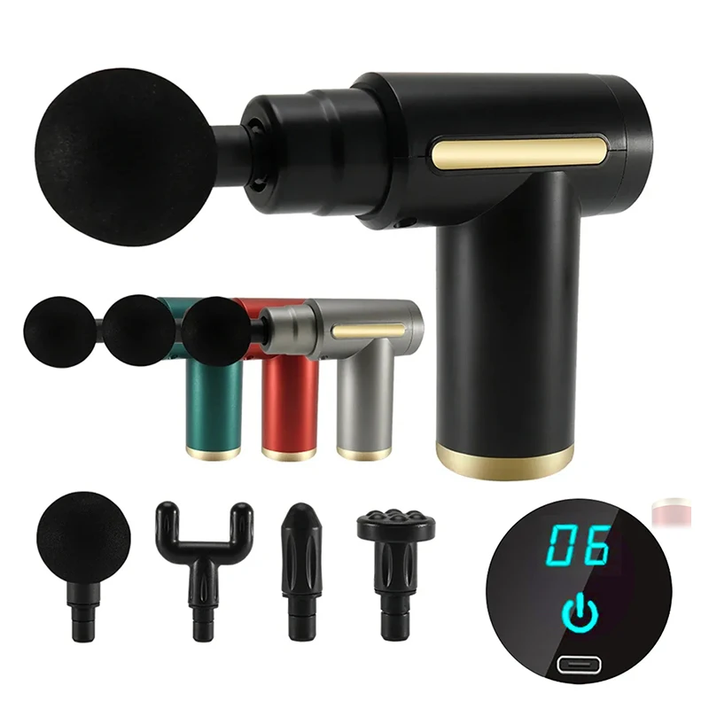 

Фесериальный пистолет для массажа мышц, ручное устройство для глубоких мужских и женских тканей, для тела, спины, шеи и ног