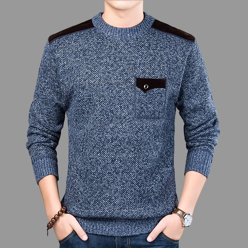 

New Fashion Brand Men's Winter Thick Sweater Slim Fit Jumpers Knitwear Warm Male Autumn Casual Korean Cardigan