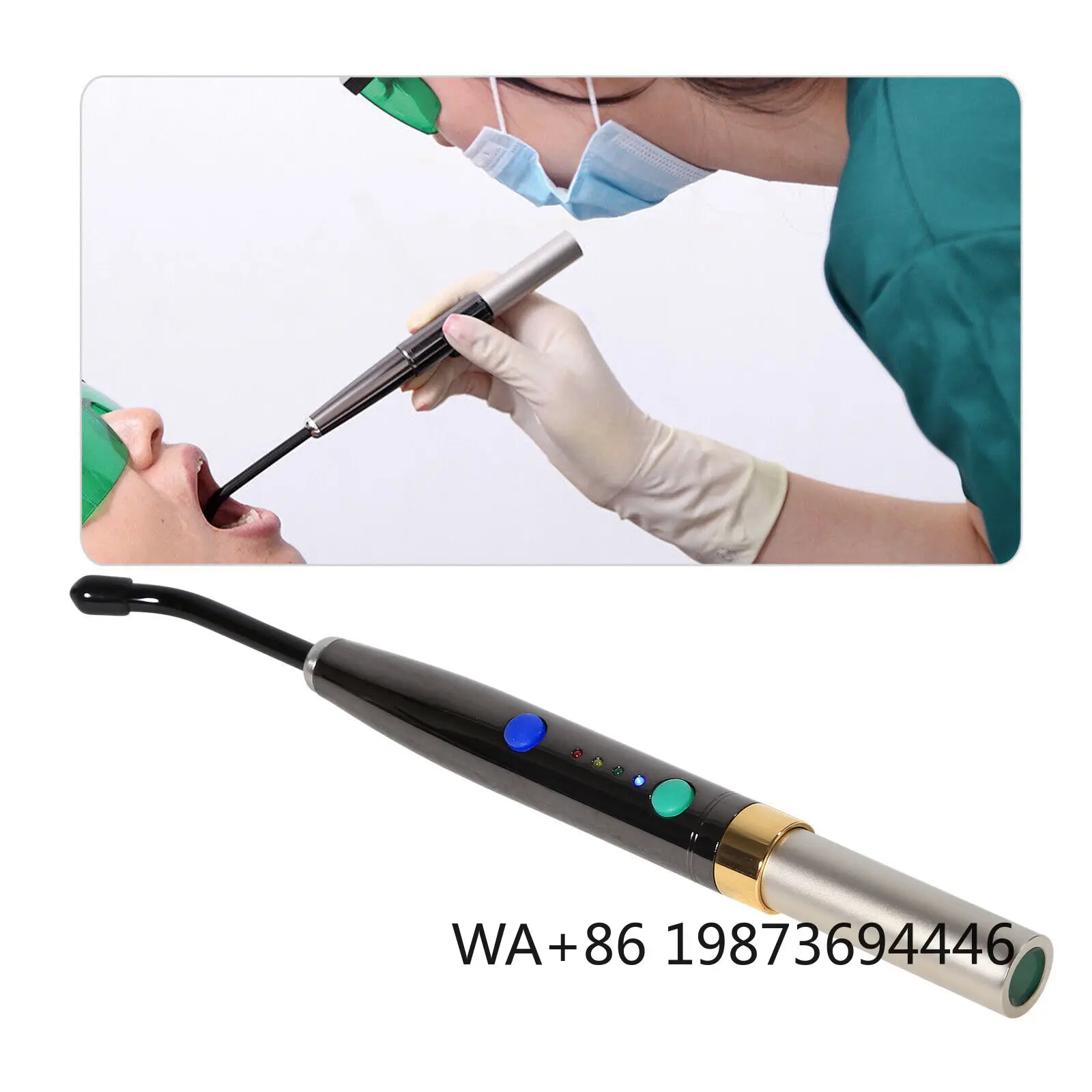 

650nm Wireless Low Level Laser Therapy Lamp for Dental Periodontal Photo-activated Disinfection