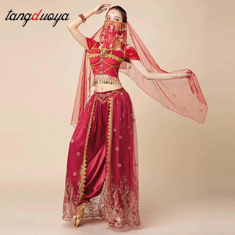 فستان الرقص الشرقي فساتين تنكرية هان وتانغ النمط الصيني كوس زي الفتيات الإناث ملابس الرقص الشرقي زي الهالوين