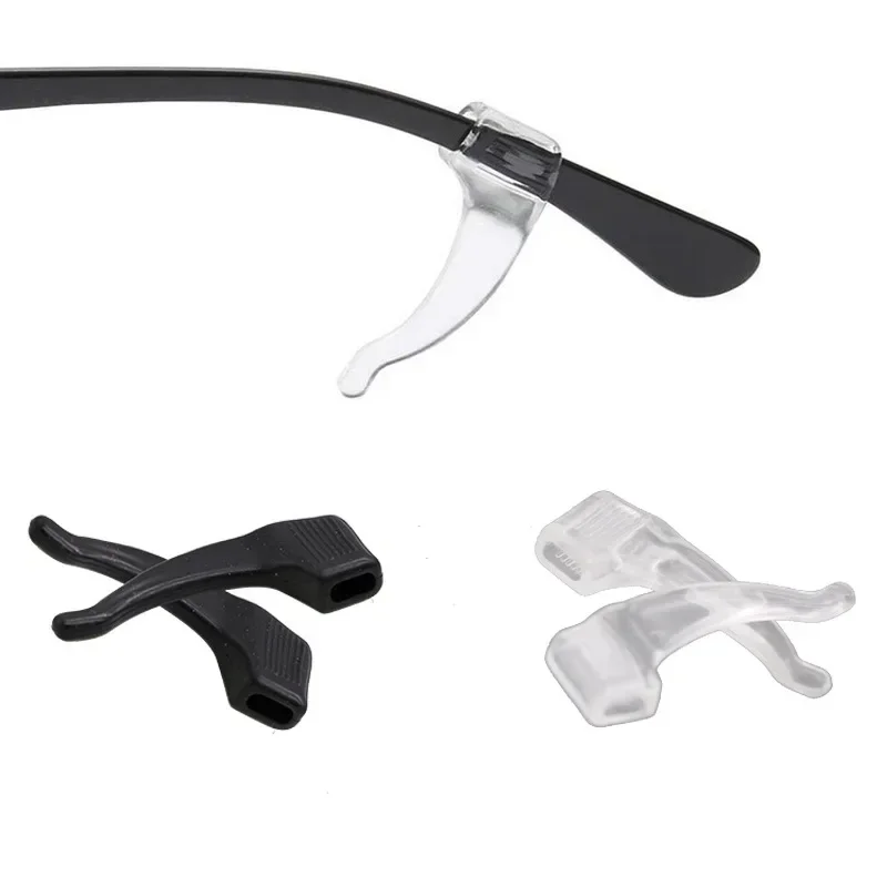 2/40pcs Silicone Ear Hook Anti-slip Glasses Leg Ear Sleeve Bracket Fastener Sunglasses Accessories Grip Anti-fall Eyewear Holder image 6