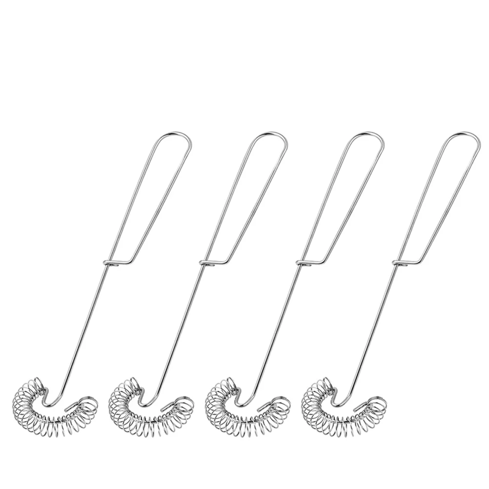 4pcs Stainless Steel Egg Whisk Manual Kitchen Hand Mixer Metal Eggs Tools Hanging Hole Easy Cleaning - Image 6