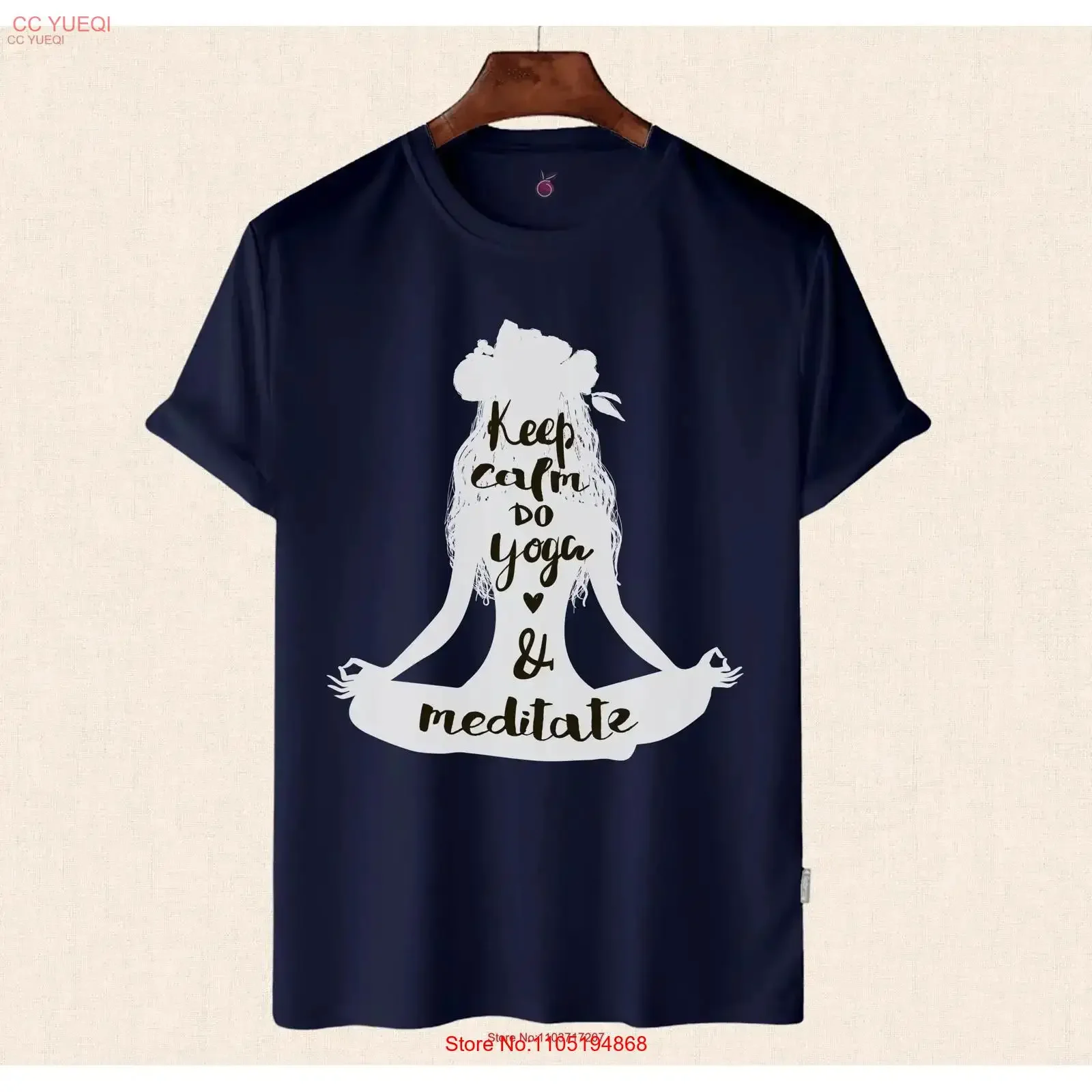 T-shirt de méditation amateur de yoga pour la pleine conscience tenue spirituelle vintage lavé polyvalent streetwear légèrement respirant unisexe