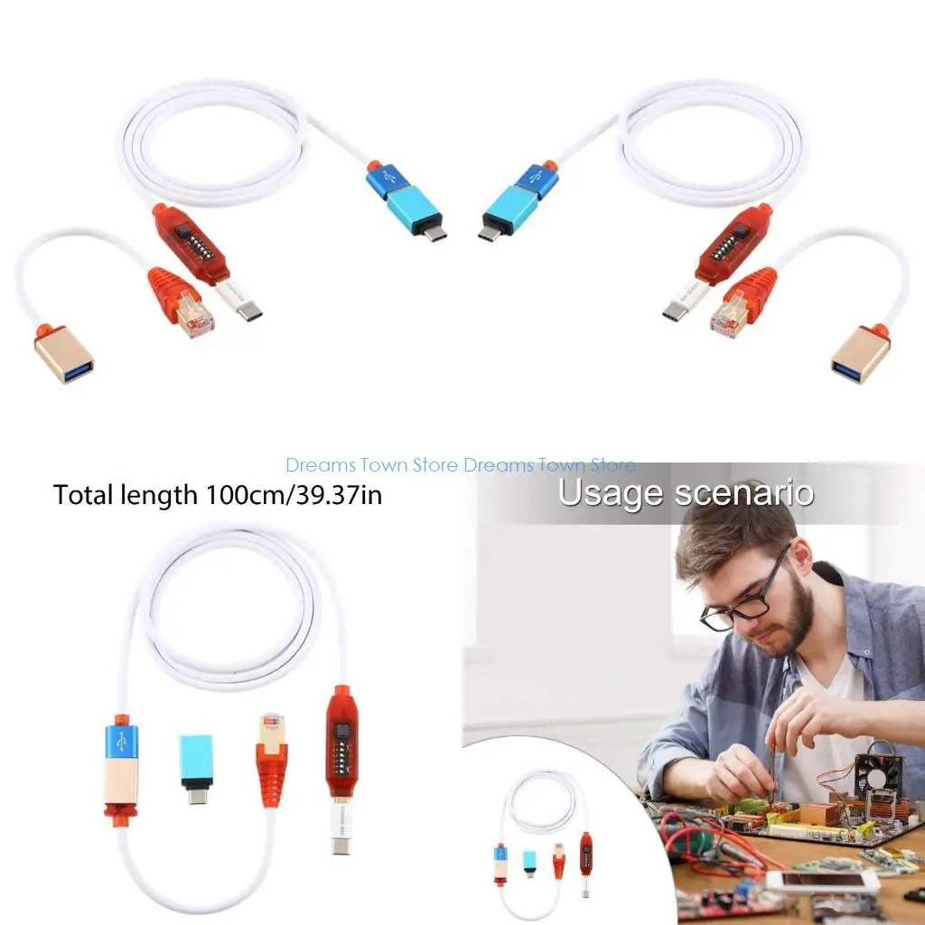 hx6a-簡単切り替えブートケーブル-rj45-ブートケーブルサポート高速充電-mtk-ドングル-usb-アダプタ多機能