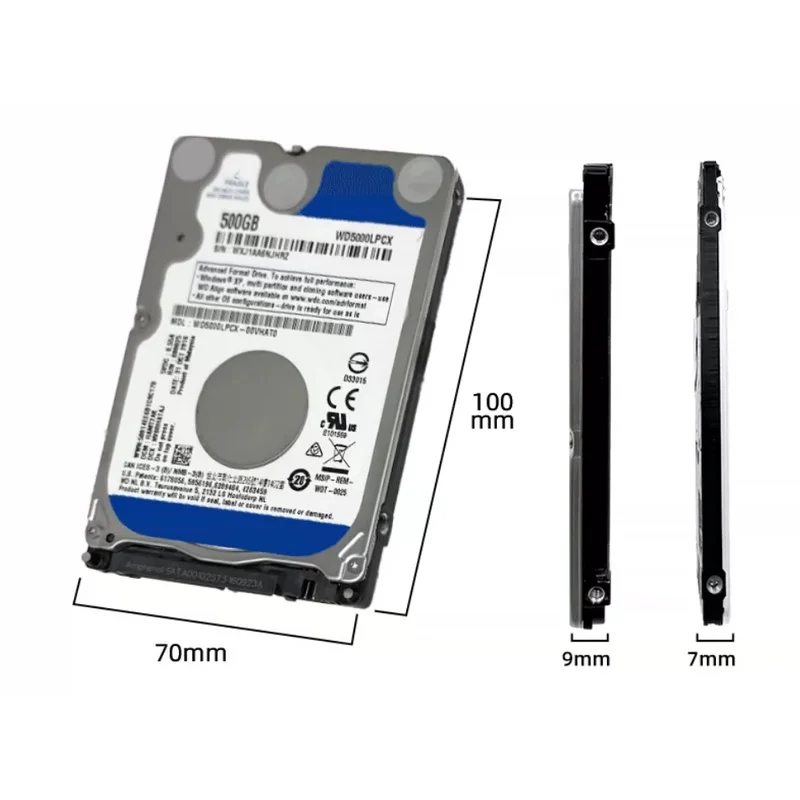 2.5Portable hard drive for laptops500G 1Thard driveSATAThe interface is suitable for game storage monitoring