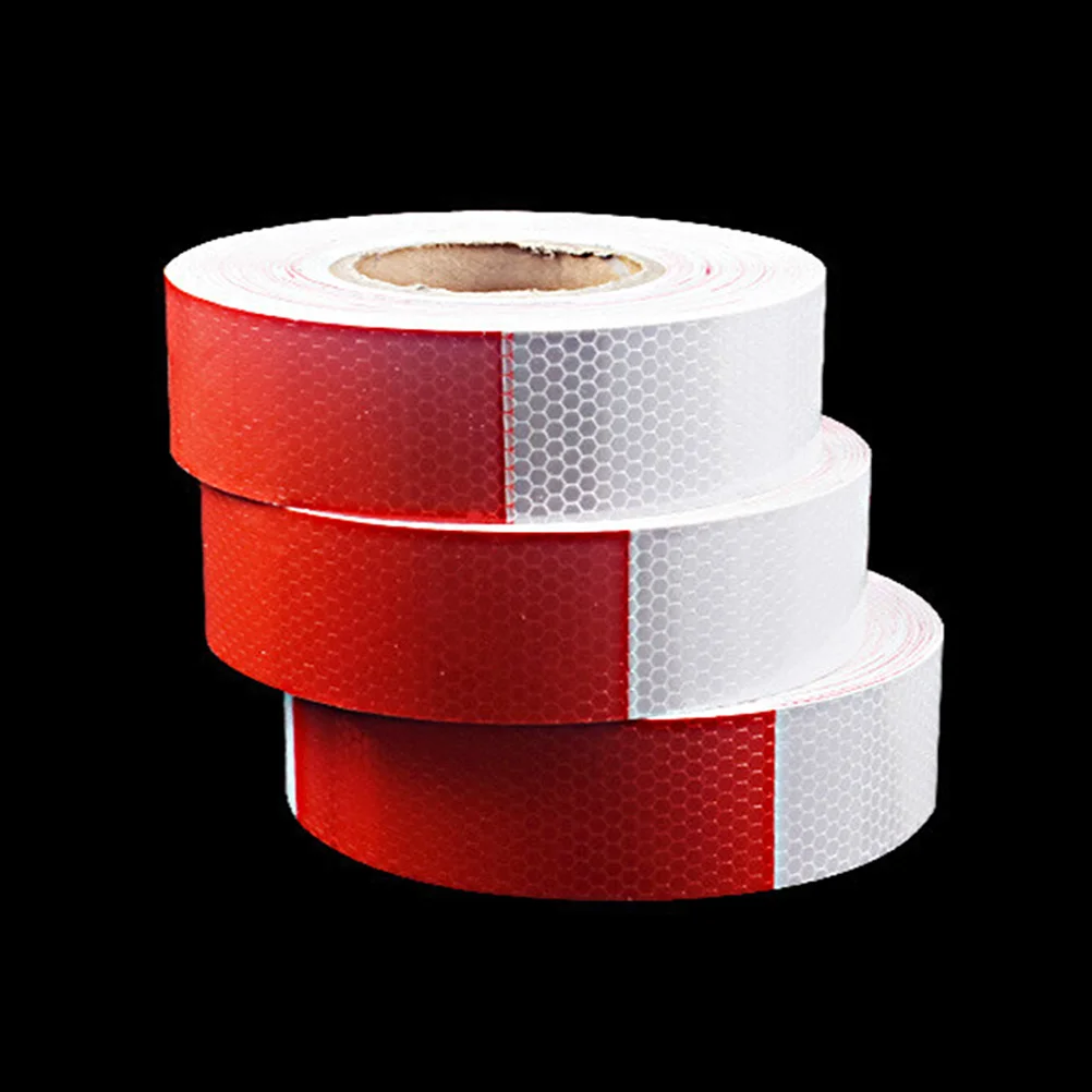 

1 Roll 30M X 5Cm Reflective Tape Honeycomb Surface Waterproof High Visibility Safety Sticker For Cars Trucks Trailers Boats Rvs