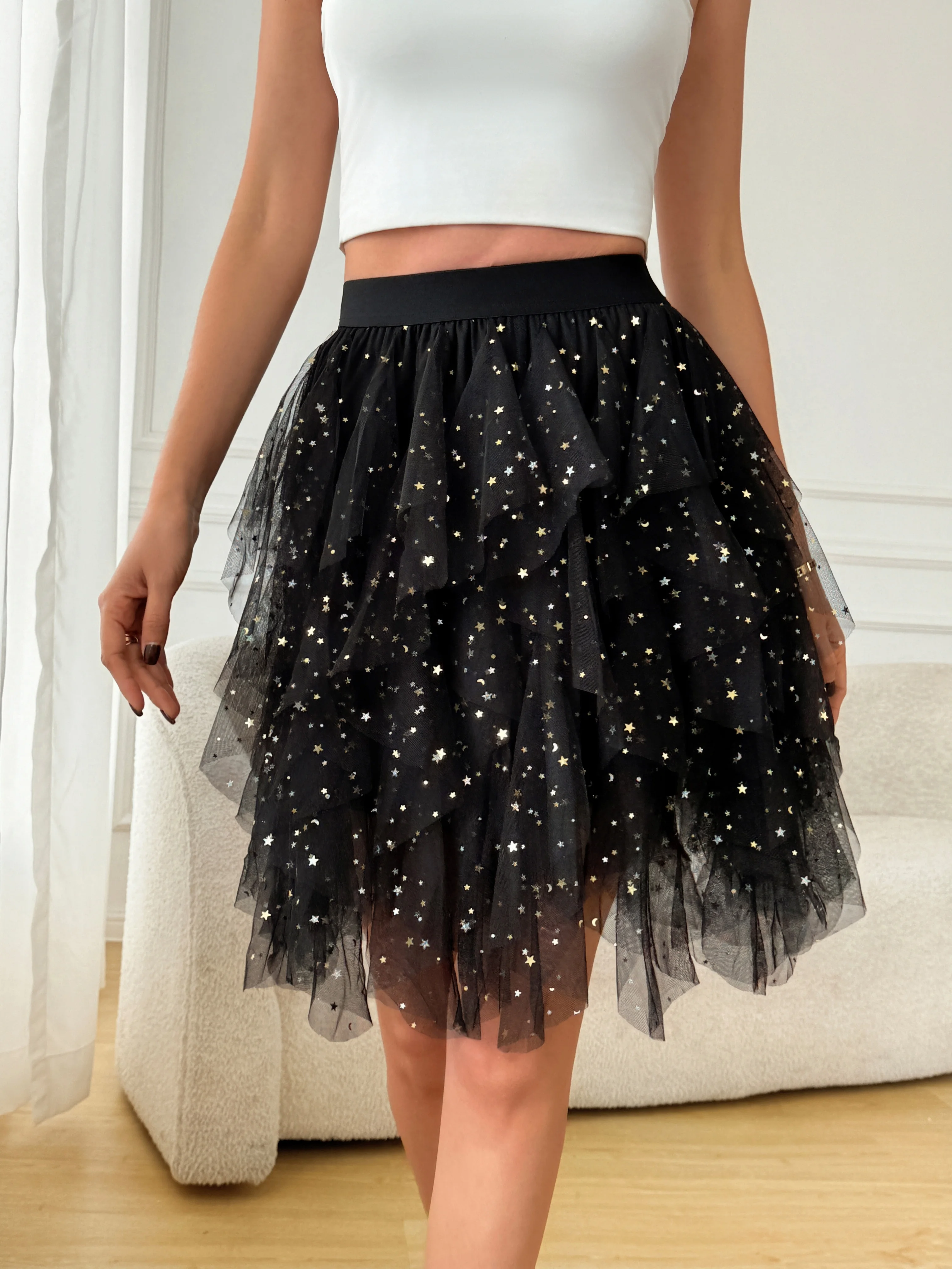black sequins