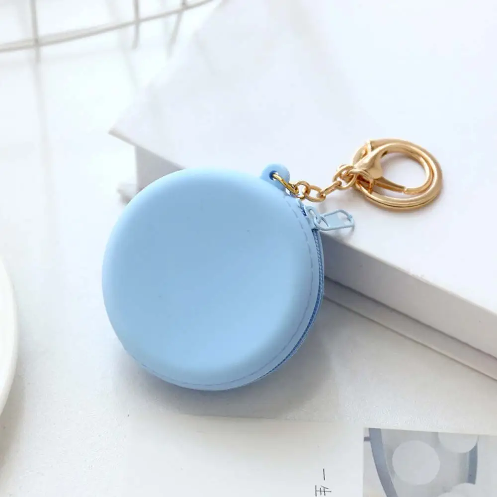 Lovely Round Animal Silicone Coin Purse Change Pouch Bag Headset Bag Wallet